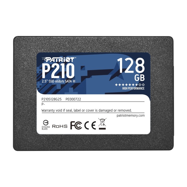 PATRIOT Intern SATA-SSD P210 2,5" 128GB P210S128G25 1656435