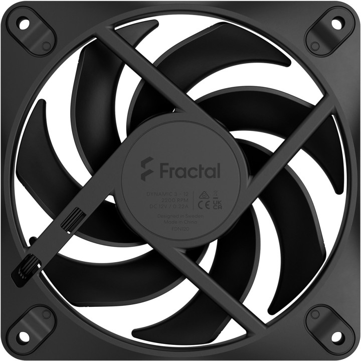 FRACTAL DESIGN Ventilator za ohišje PC-ja DYNAMIC 3 120 PWM