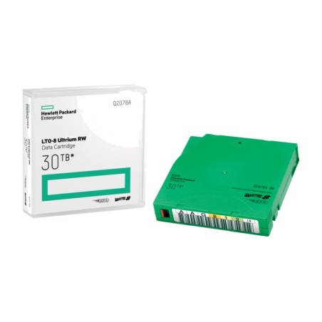 cartucho de cinta de datos lto-8-ultrium 12tb 30tb rw q2078a