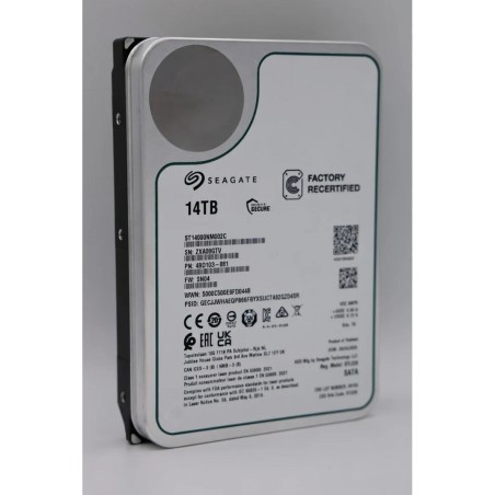 disco duro interno de 3,5 pulgadas para servidor reacondicionado en estado como nuevo exos x16 14tb-sas st14000nm002c