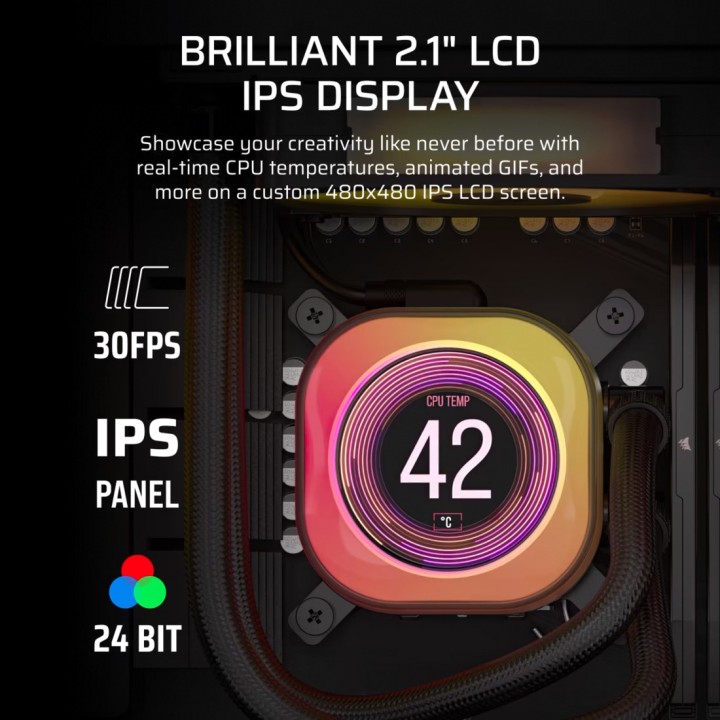 CORSAIR Gereviseerde AIO-vloeistofkoeling voor CPU in zo