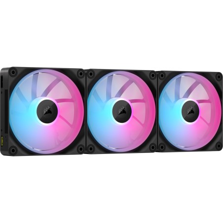 kit de ventiladores de caja de pc rgb reacondicionado en estado como nuevo icue-link lx120 120mm 3 uds