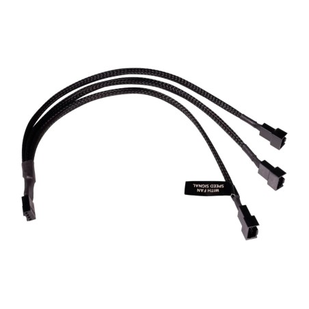 cabo divisor em y de 4 pinos para ventoinhas de pc pwm 1 a 3 0,3m