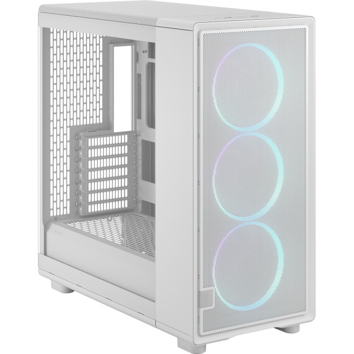 FRACTAL DESIGN Semitower PC-kotelo karkaistulla lasilla