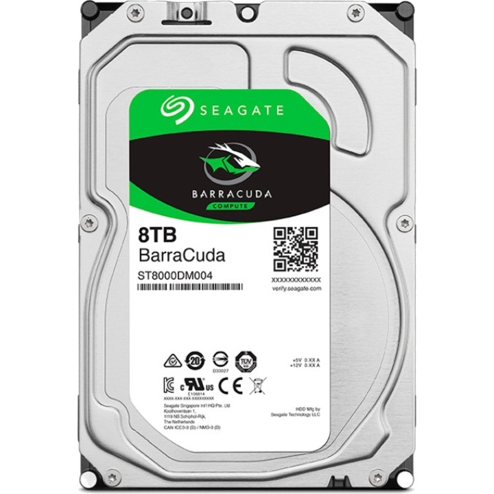 SEAGATE Intern harddisk på 3,5 tommer BARRACUDA-8TB
