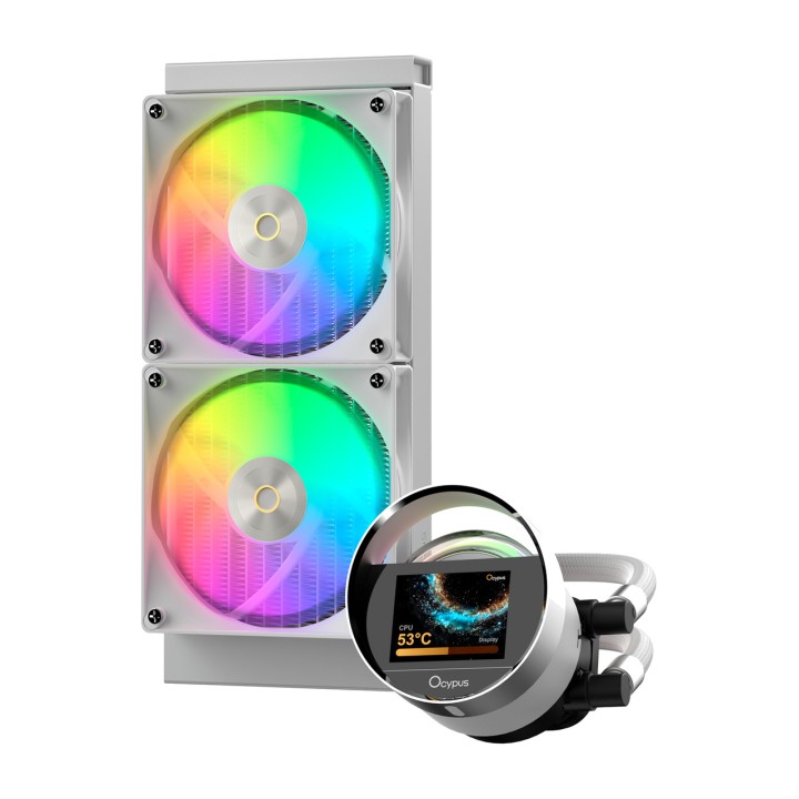 OCYPUS Kit di raffreddamento a liquido per CPU con display