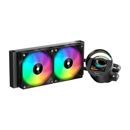 kit de refrigeração líquida para cpu com ecrã ips sigma-l24 argb 240mm 2,4"