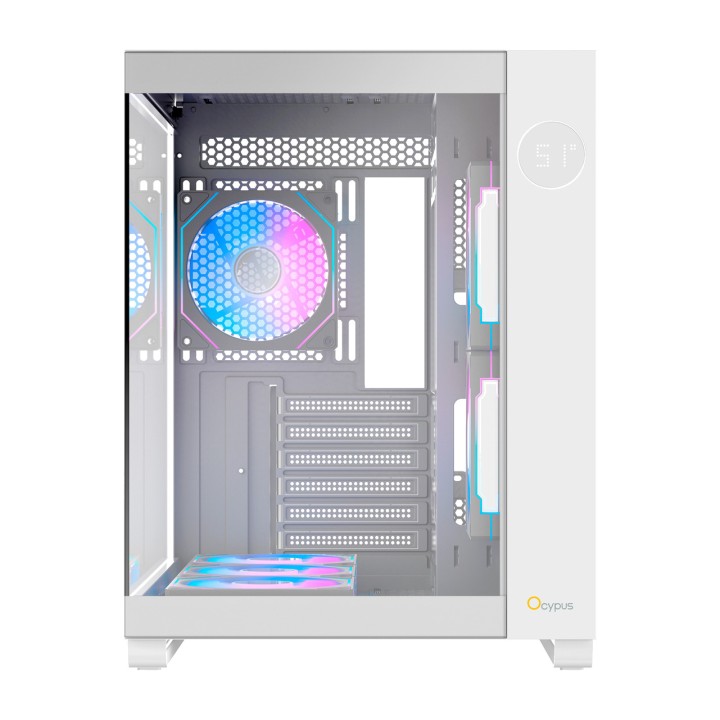 OCYPUS Semitower PC-kabinet med panoramaglas IOTA C70