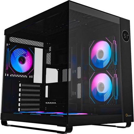semitower pc-kabinet med panoramaglas iota c70 argb-atx