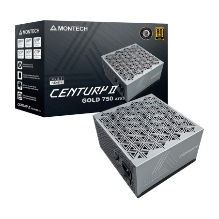 fuente de alimentación para pc atx 3.1 century ii 750w-pcie 5.1