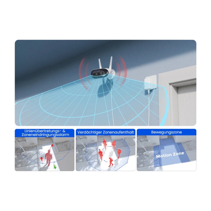 REOLINK Panoraamakuvaava Wi-Fi IP-valvontakamera