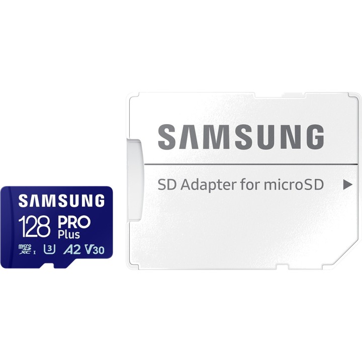 SAMSUNG Scheda di memoria microSDXC PRO PLUS 128GB