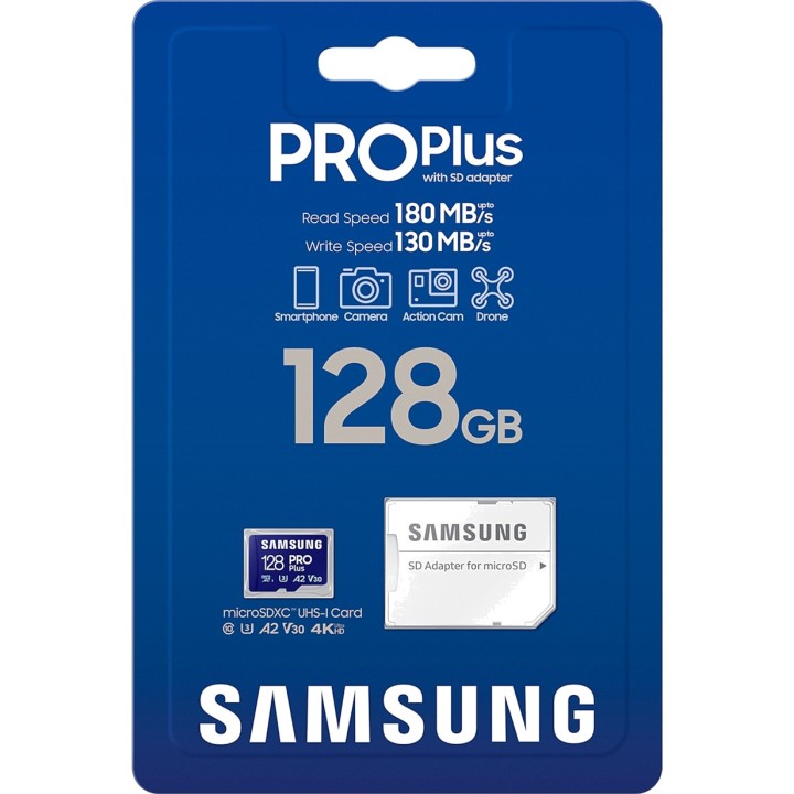 SAMSUNG Tarjeta de memoria microSDXC PRO PLUS 128GB MB-MD128SA 100001843