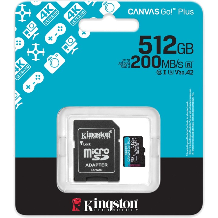 KINGSTON Targeta de memòria microSDXC amb adaptador SD