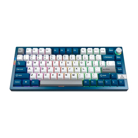 teclado mecánico gaming inalámbrico mk pro 75-qwertz-gateron yellow