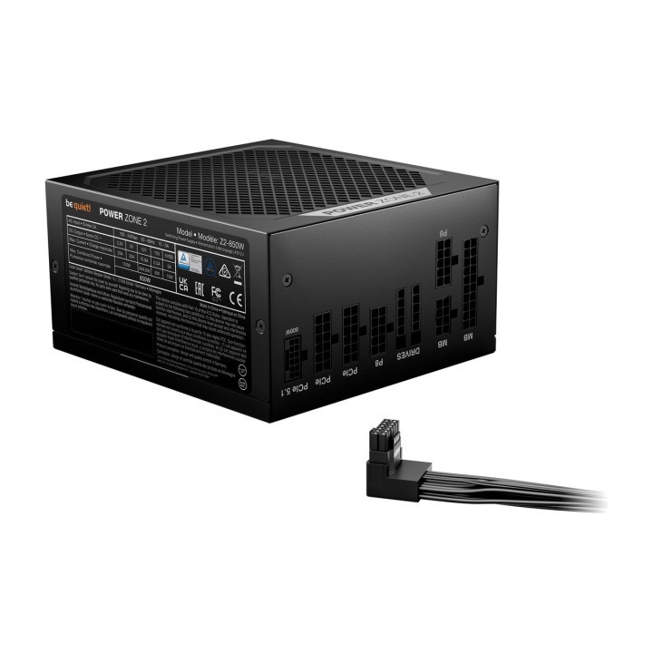BE QUIET Modulær strømforsyning til PC POWER ZONE 2 850W 80