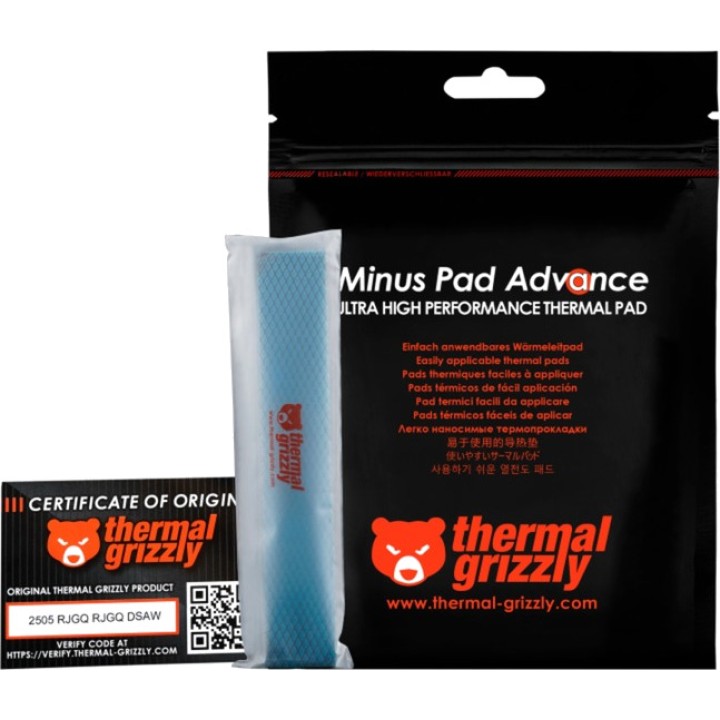 THERMAL GRIZZLY Wärmeleitpad für PC-Komponenten MINUS PAD