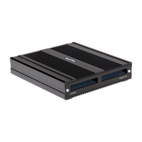 lecteur de cartes thunderbolt 3 sf3 series aja pak-media pro sf3-2ajapk