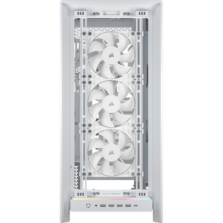 CORSAIR Caixa de PC semi-torre com vidro temperado FRAME