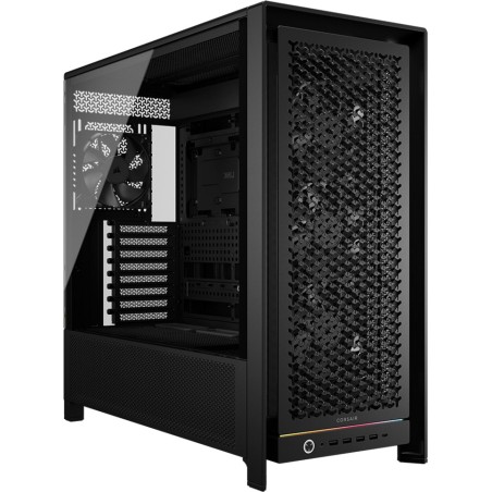 caja de pc semitorre con cristal templado frame 5000d rs