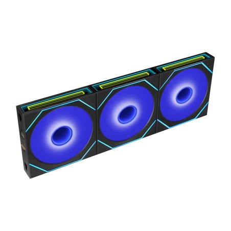 ventilador de caja para pc con aspas invertidas uni fan sl-inf flex 120 wireless 3 uds