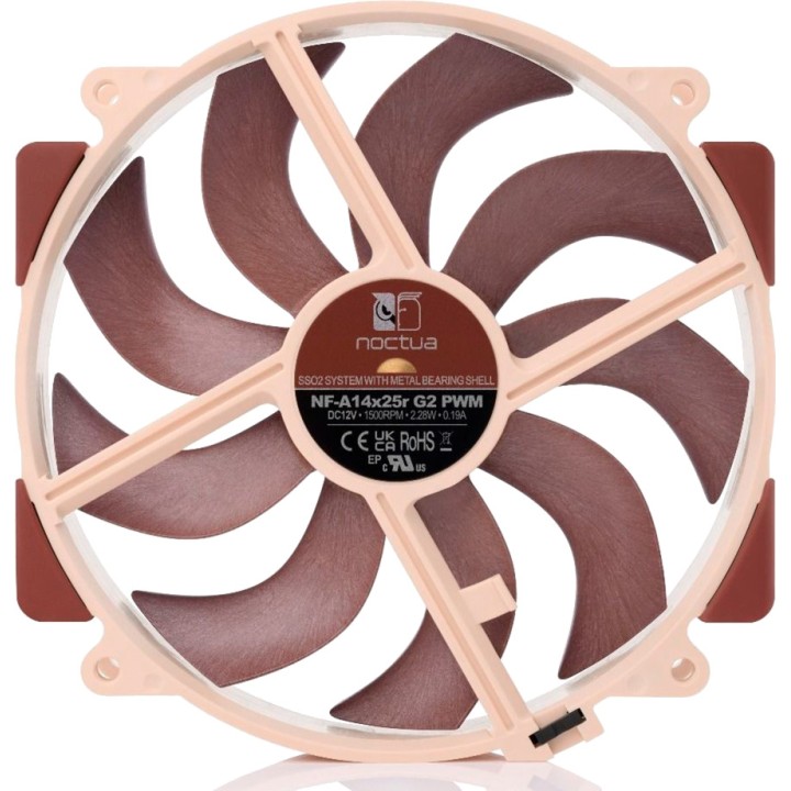 NOCTUA Ventilador de caixa de PC NF-A14X25R G2 PWM 140MM