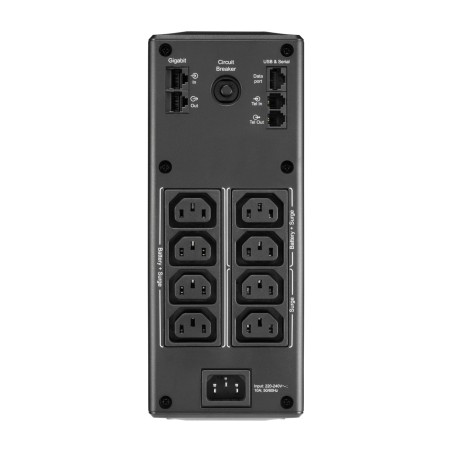 line-interactieve ups met 8 stopcontacten back-ups pro br1600mi 1600va 960w-iec c13