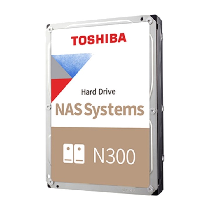 TOSHIBA Innandisk, 3,5 tum, för NAS N300 10TB-SATA