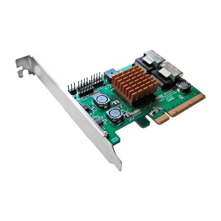 controladora raid sas/sata rocketraid-2720a-pcie 2.0 x8 2x sff-8087