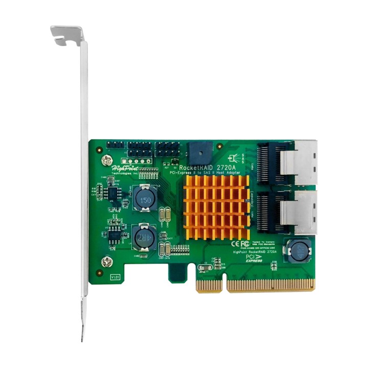 HIGHPOINT Contrôleur RAID SAS/SATA ROCKETRAID-2720A-PCIE 2.0