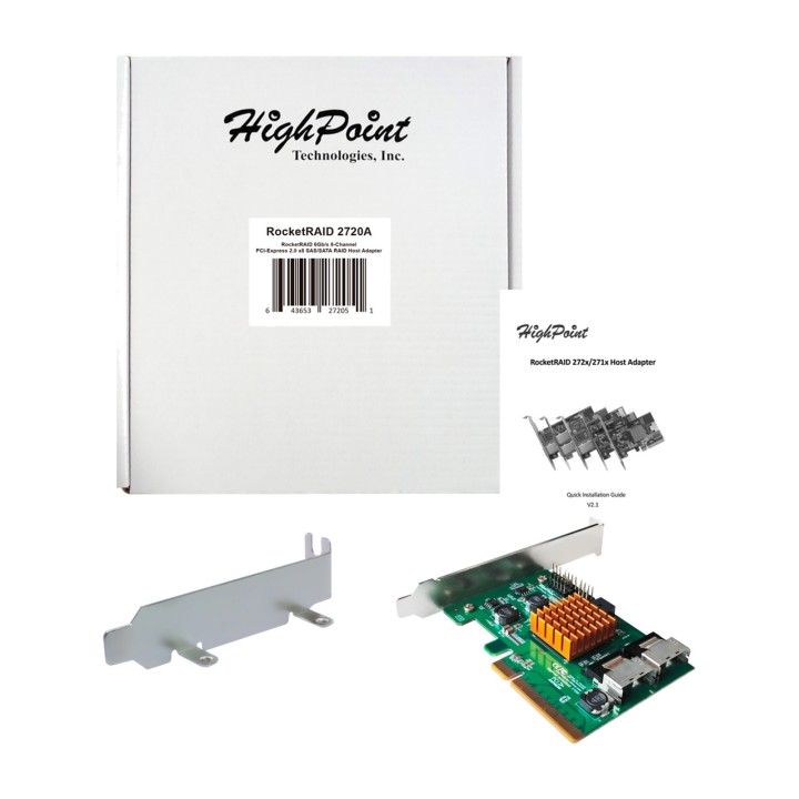 HIGHPOINT Controler RAID SAS/SATA ROCKETRAID-2720A-PCIE 2.0