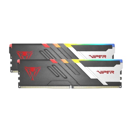 kit de memoria ram dimm viper venom-rgb ddr5 6400mhz 32gb (2x16gb) cl32 pvvr532g640c32k
