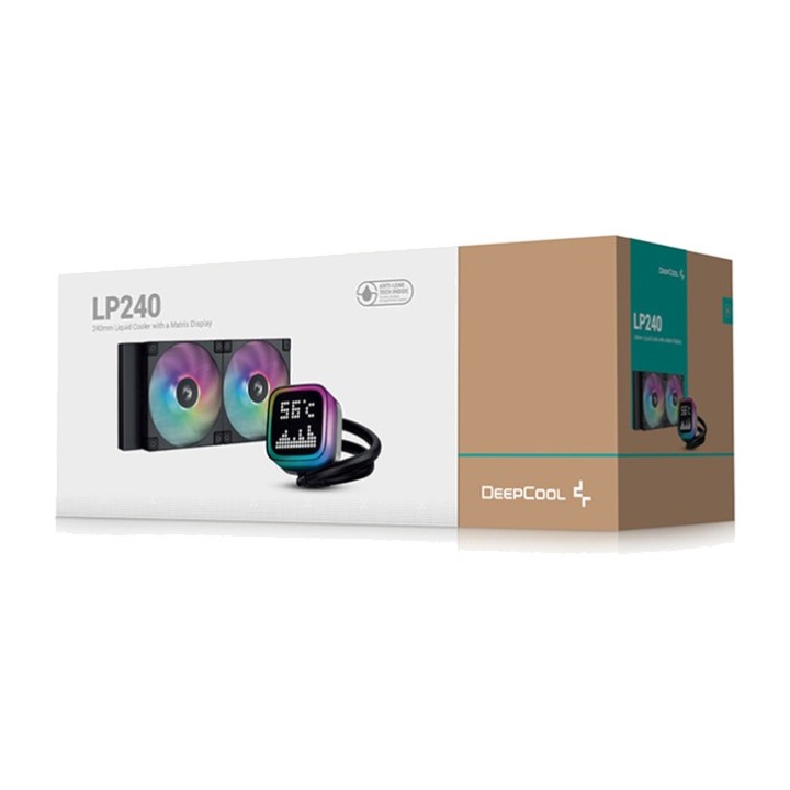 DEEPCOOL Kit de refrigeração líquida para CPU com tela LP240