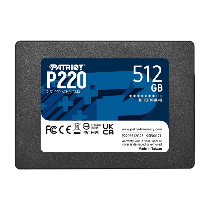 PATRIOT Interní SATA SSD P220 2,5" 512GB P220S512G25 1884940