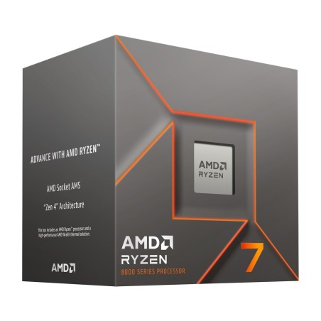 procesador de sobremesa ryzen 7 8700f am5 box