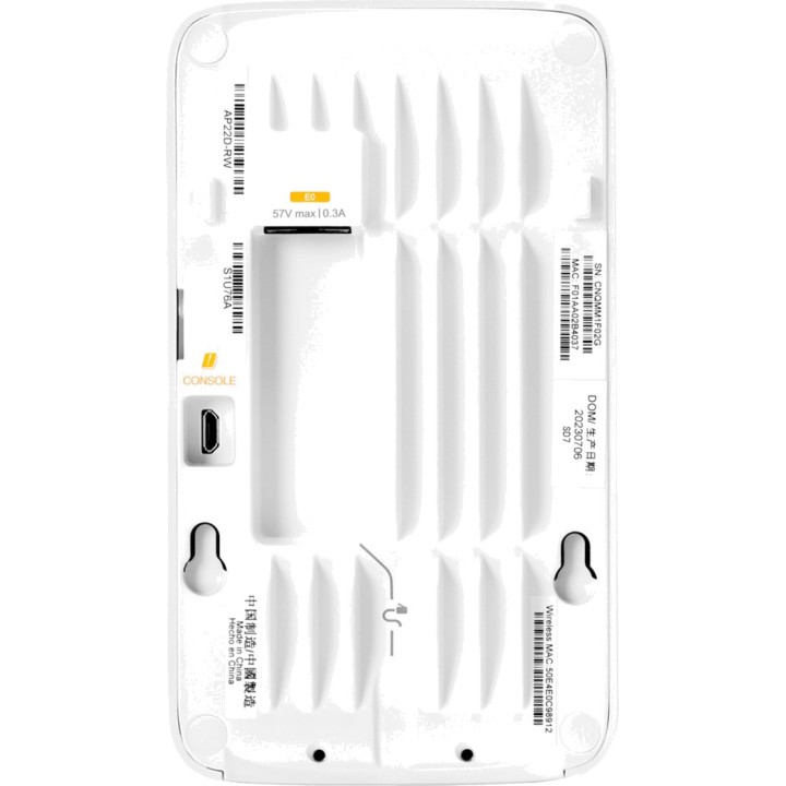 HPE Punto de acceso WiFi 6 de pared con 4 puertos y fuente de alimentación INSTANT-ON AP22D EU S0J33A 100053447