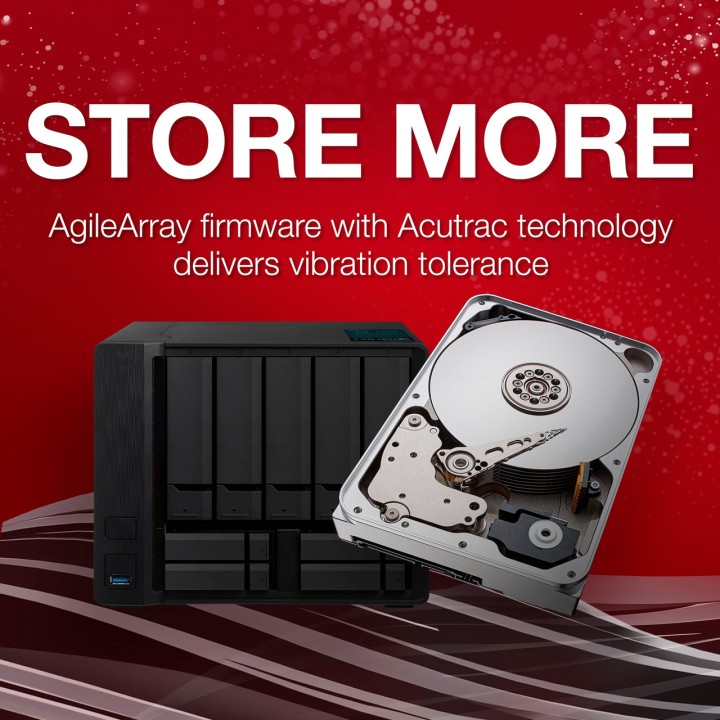 SEAGATE Interne harde schijf van 3,5 inch voor NAS