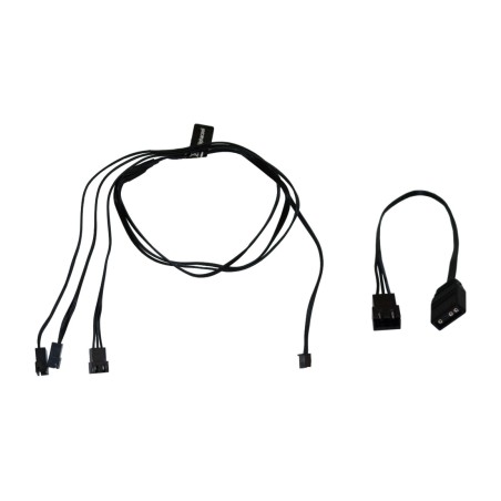 cabo divisor de 3 pinos para iluminação de pc rgb-1 a 3 0,6m 18602