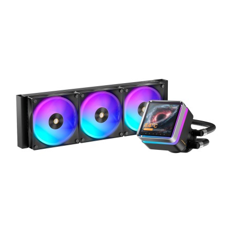 kit de refroidissement liquide pour cpu avec écran ips sigma-l36 ex argb 360mm
