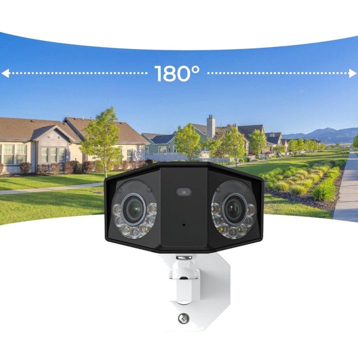 REOLINK Câmara de vigilância IP PoE de lente dupla DUO