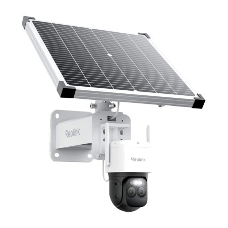 4g monitorovacia kamera s dvojitým objektívom, batériou a solárnym panelom trackmix-g790