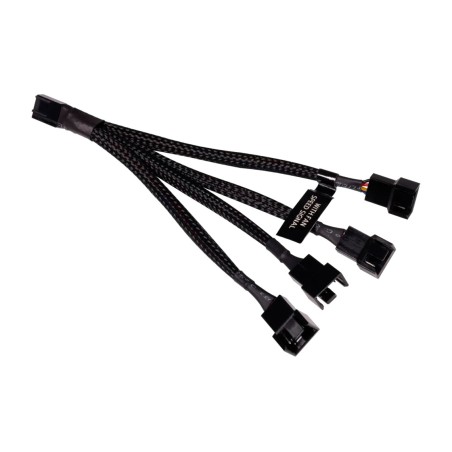 razdelilni kabel v obliki y s 4 pini za ventilatorje računalnika pwm 1 a 4 0,15m