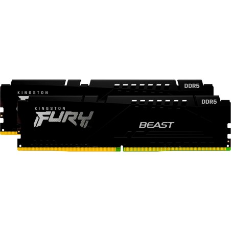 memoria ram ddr5 para sobremesa fury beast ddr5-6000 16gb 2x8gb cl30