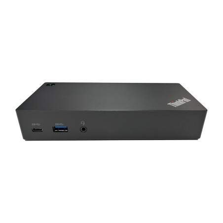 estación de acoplamiento para portátil reacondicionada en estado excelente thinkpad-usb-c-dock a41136v1