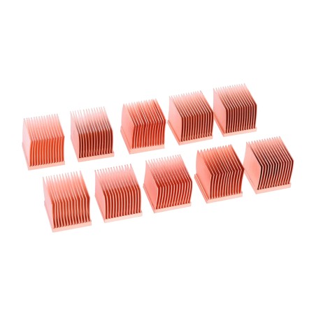 dissipador de coure per a memòria i xips 14x14mm 10 uds 17427