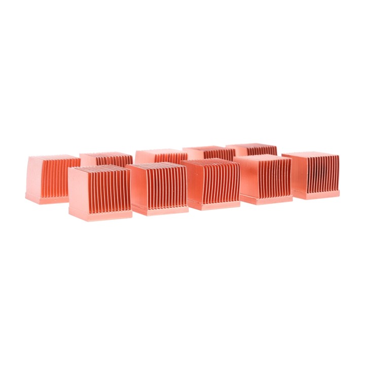 ALPHACOOL Medený chladič pre pamäť a čipy 14X14MM 10 UDS
