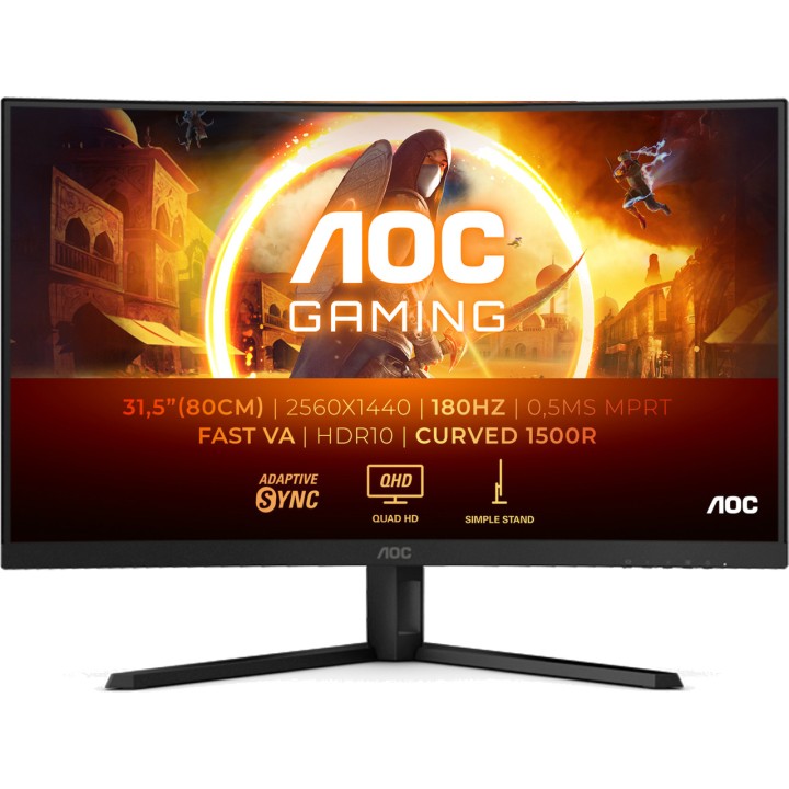 AOC Monitor gaming curvo G4 CQ32G4VE 31,5" QHD 180HZ 100135778