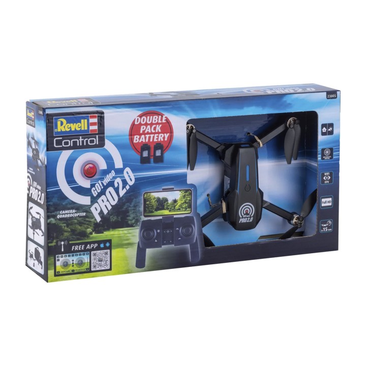 REVELL Drone télécommandé avec caméra GO-VIDEO PRO 2.0 23805
