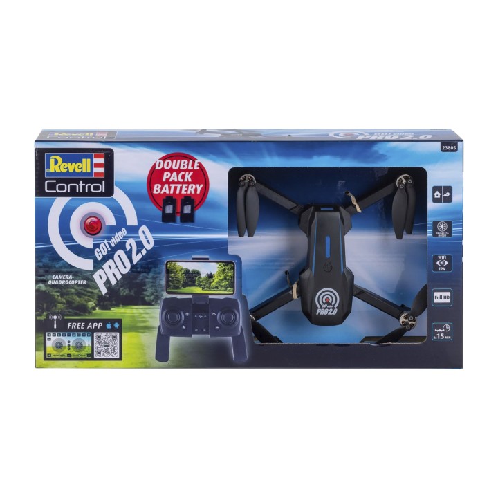 REVELL Drone télécommandé avec caméra GO-VIDEO PRO 2.0 23805