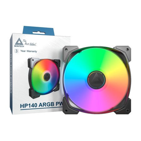 ventilator de carcasă pentru pc hp140 argb pwm 140mm